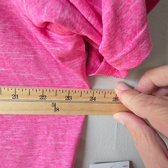 Nike Swim Dri FIT Men's XL Pink Short Sleeve Athletic T-Shirt UPF 40+ - Picture 7 of 9